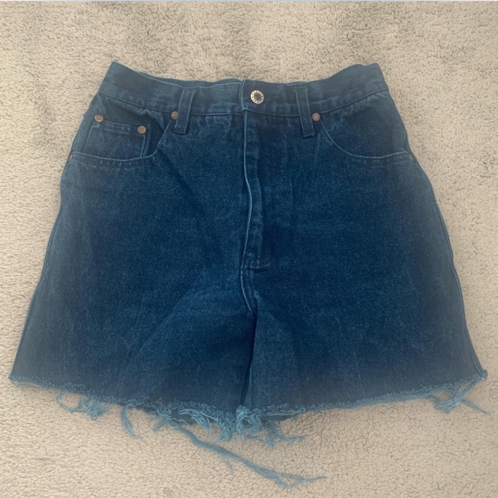 Vintage Guess Dark Blue Jean Shorts